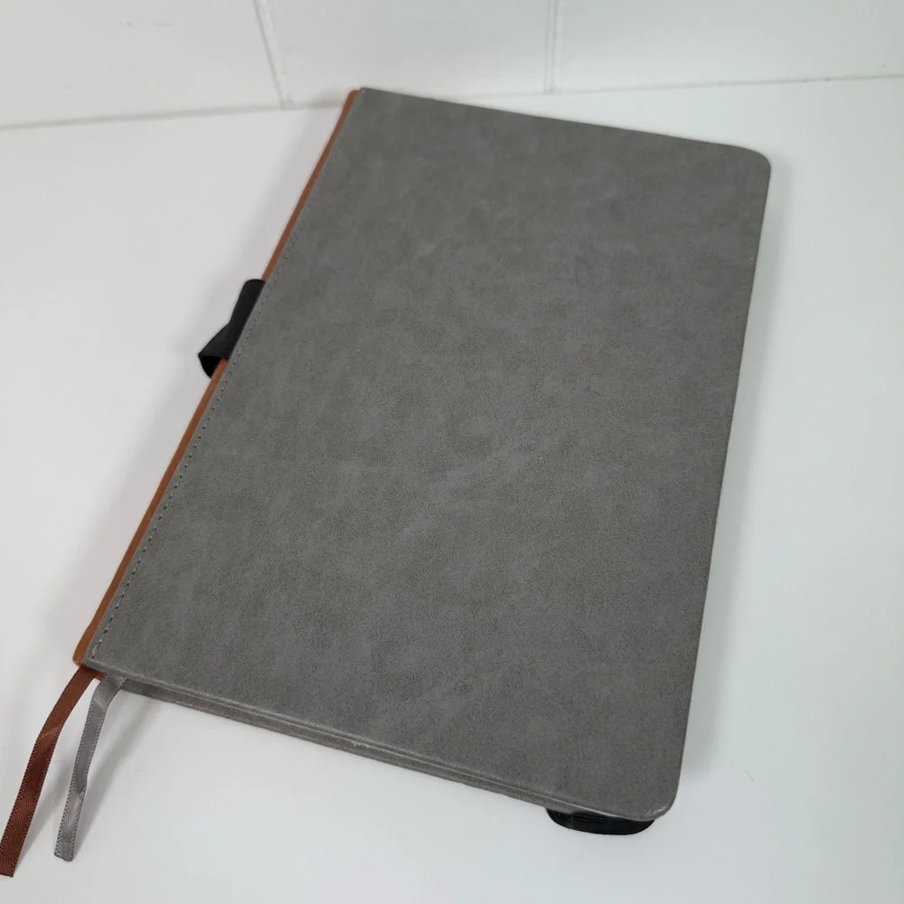 Lemome Gray Undated (A5) Hardcover Daily Planner Calendar Weekly Monthly NWOT